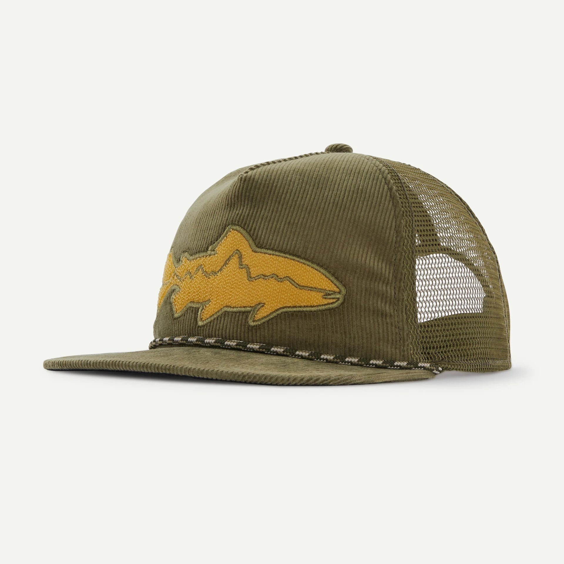 Patagonia Fly Catcher Hat FITZ ROY TROUT TENT GREEN