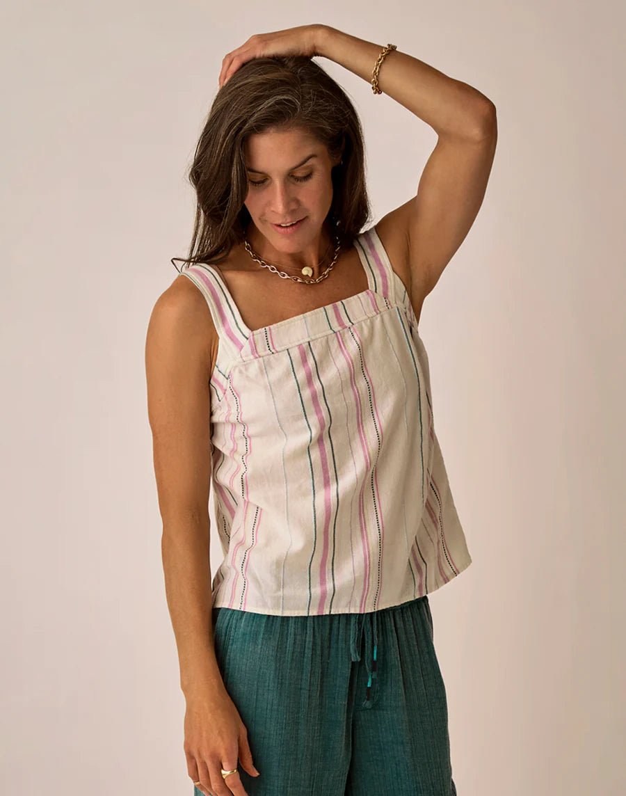 Carve Designs W Liv Stitched Top VIOLET TEXTURE