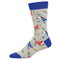 Socksmith M Cornhole LT GRAY HEATHER