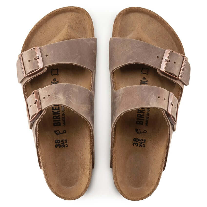 Birkenstock W Arizona SFB Oiled Leather TOBACCO - NARROW