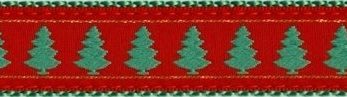 Preston Dog Collar Christmas Tree RED