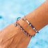 Pura Vida Homes For Troops Stretch Bracelet SILVER