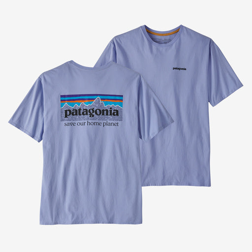 Patagonia M SS P-6 Mission Organic Tee PERIWINKLE