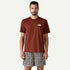 Patagonia M SS Skyline Stencil Organic Tee DRIED VANILLA