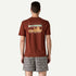 Patagonia M SS Skyline Stencil Organic Tee DRIED VANILLA