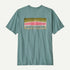 Patagonia M SS Take a Stand Responsibilitee RAINBOW RUN BLUE SAGE
