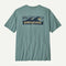 Patagonia M SS Boardshort Logo Tee BLUE SAGE