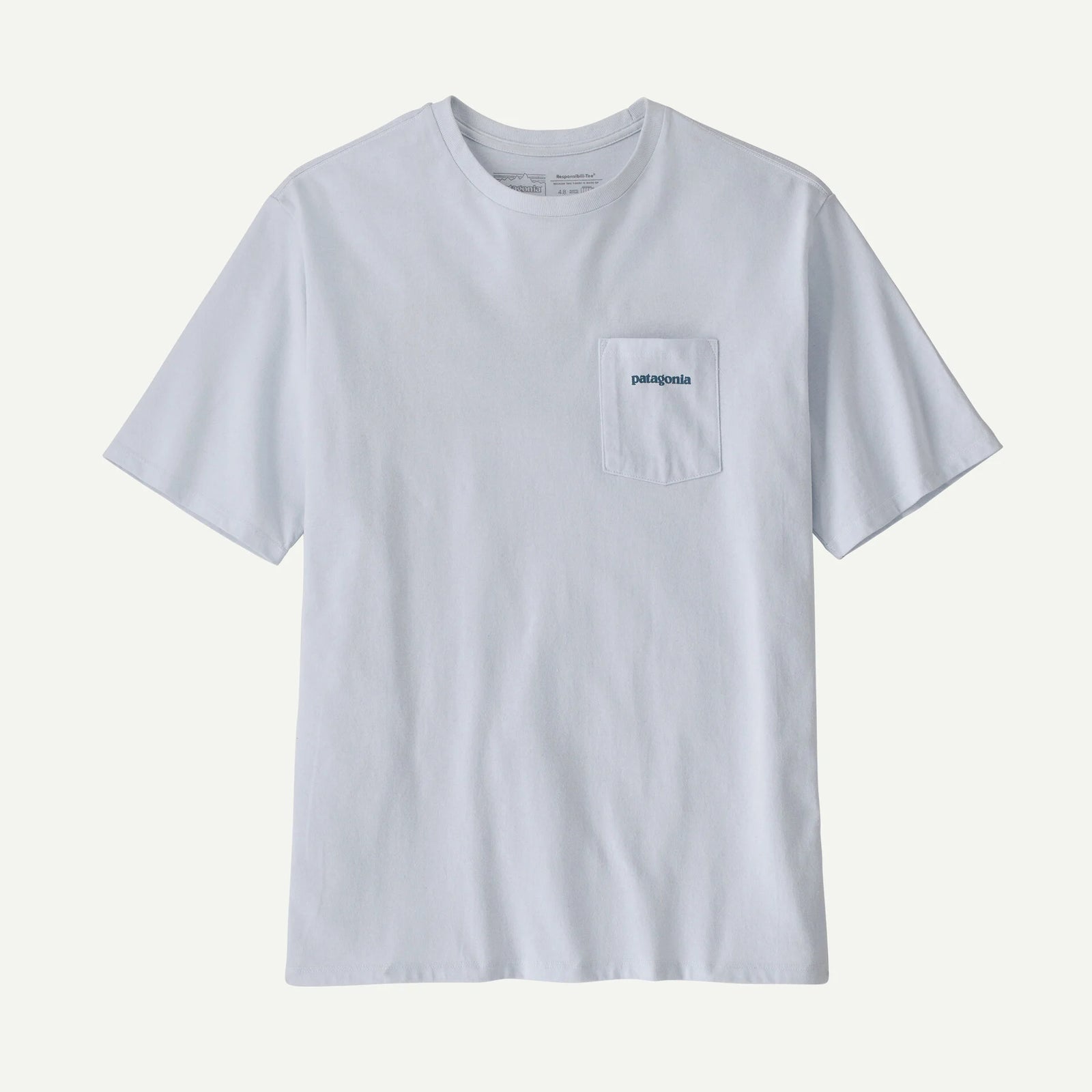 Patagonia M SS Boardshort Logo Tee WHITE