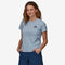 Patagonia W Skyline Stencil Responsibilitee STEAM BLUE