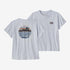 Patagonia W Skyline Stencil Responsibili-Tee WHITE