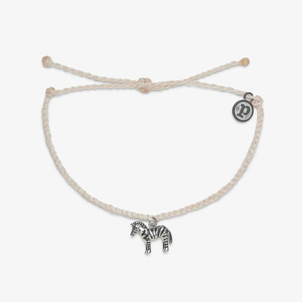 Pura Vida Zebra Charm Bracelet VANILLA