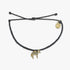 Pura Vida Zebra Gold Charm Bracelet BLACK