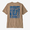 Patagonia M SS Dawn To Dusk Responsibilitee Tee GRAYLING
