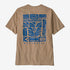 Patagonia M SS Dawn To Dusk Responsibilitee Tee GRAYLING