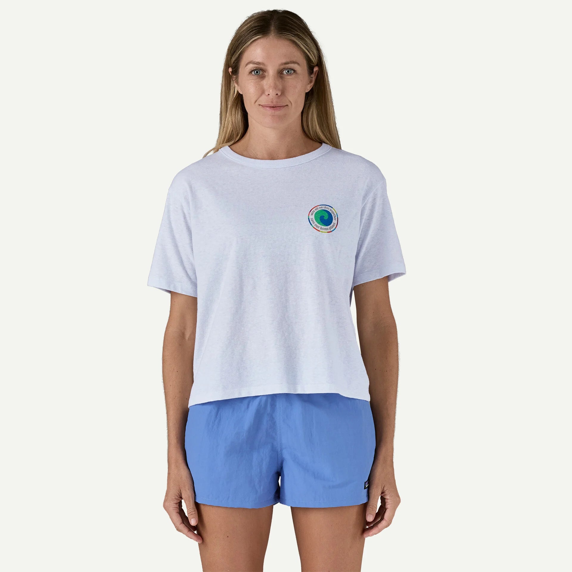 Patagonia W SS Unity Fitz Easy Cut Tee WHITE