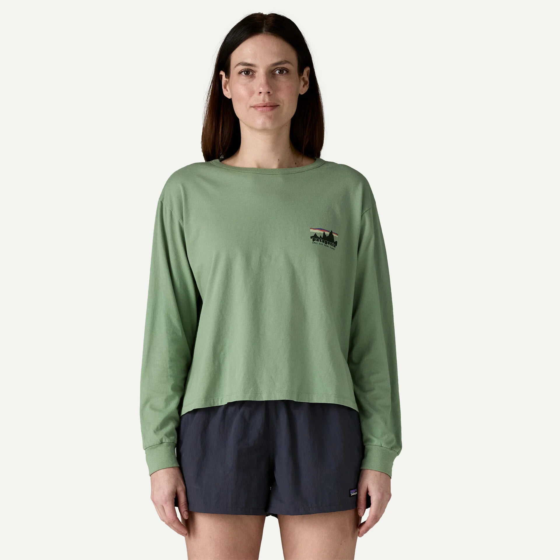 Patagonia W LS '73 Skyline Easy Cut Tee ELLWOOD