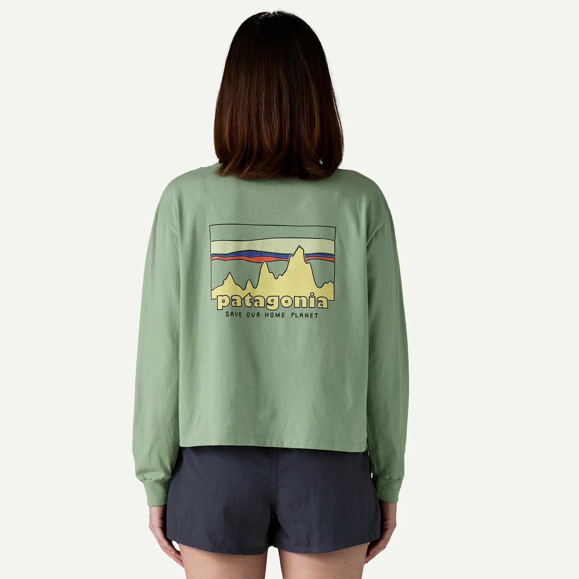 Patagonia W LS '73 Skyline Easy Cut Tee ELLWOOD