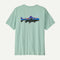 Patagonia M SS Fitz Roy Trout Tee THIN ICE