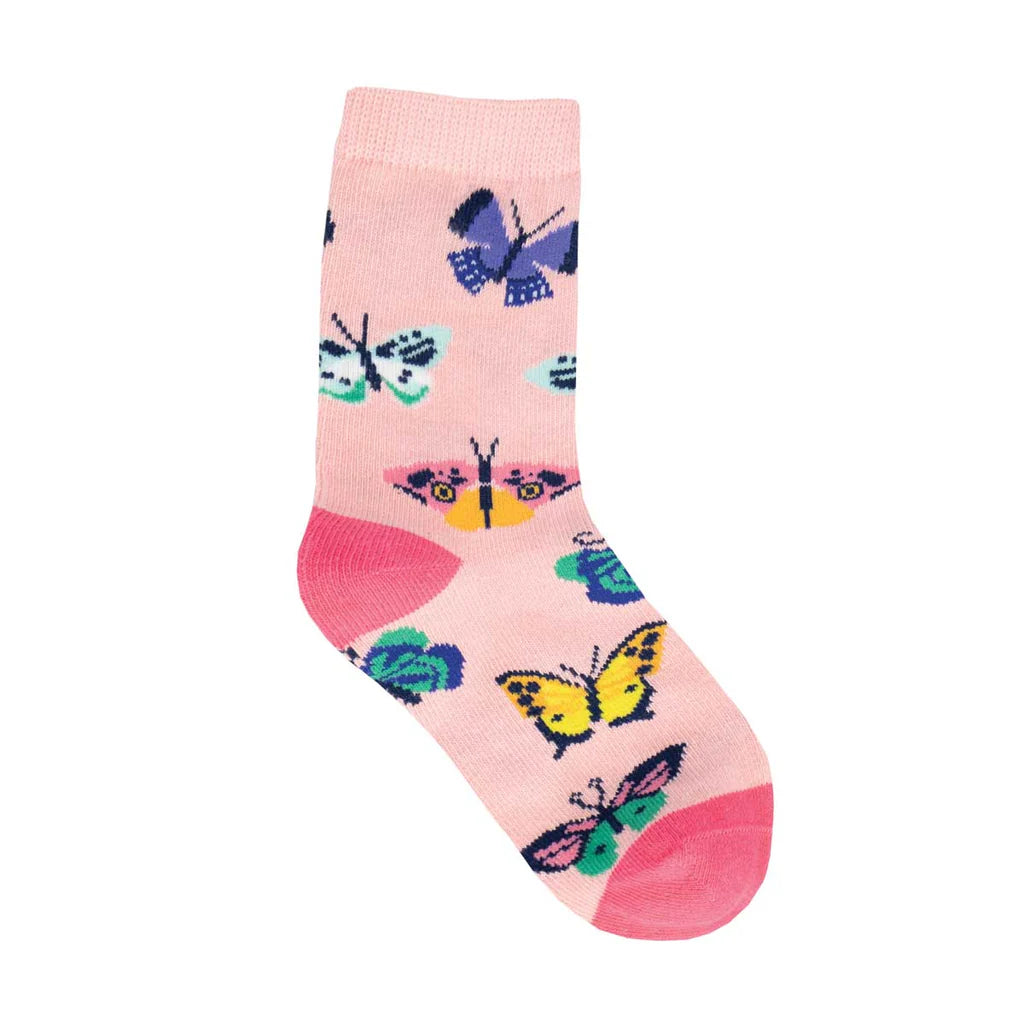 Socksmith Kids Butterfly Migration PINK