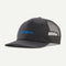 Patagonia Relaxed Trucker Hat TEXT LOGO INK BLACK