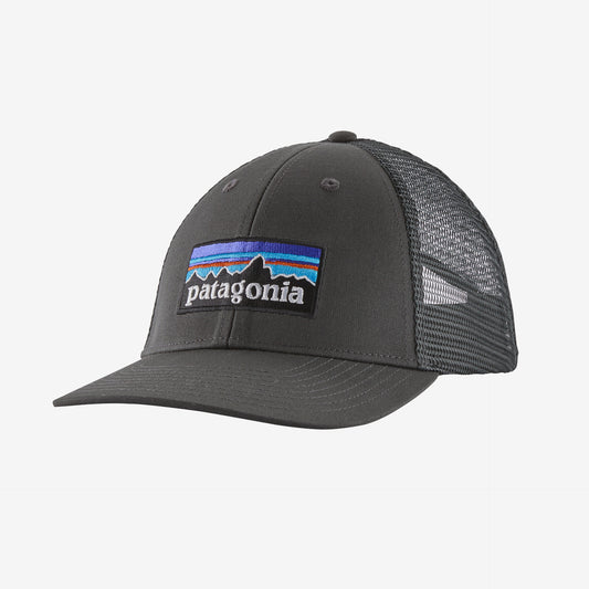 Patagonia P-6 Logo LoPro Trucker Hat FORGE GREY