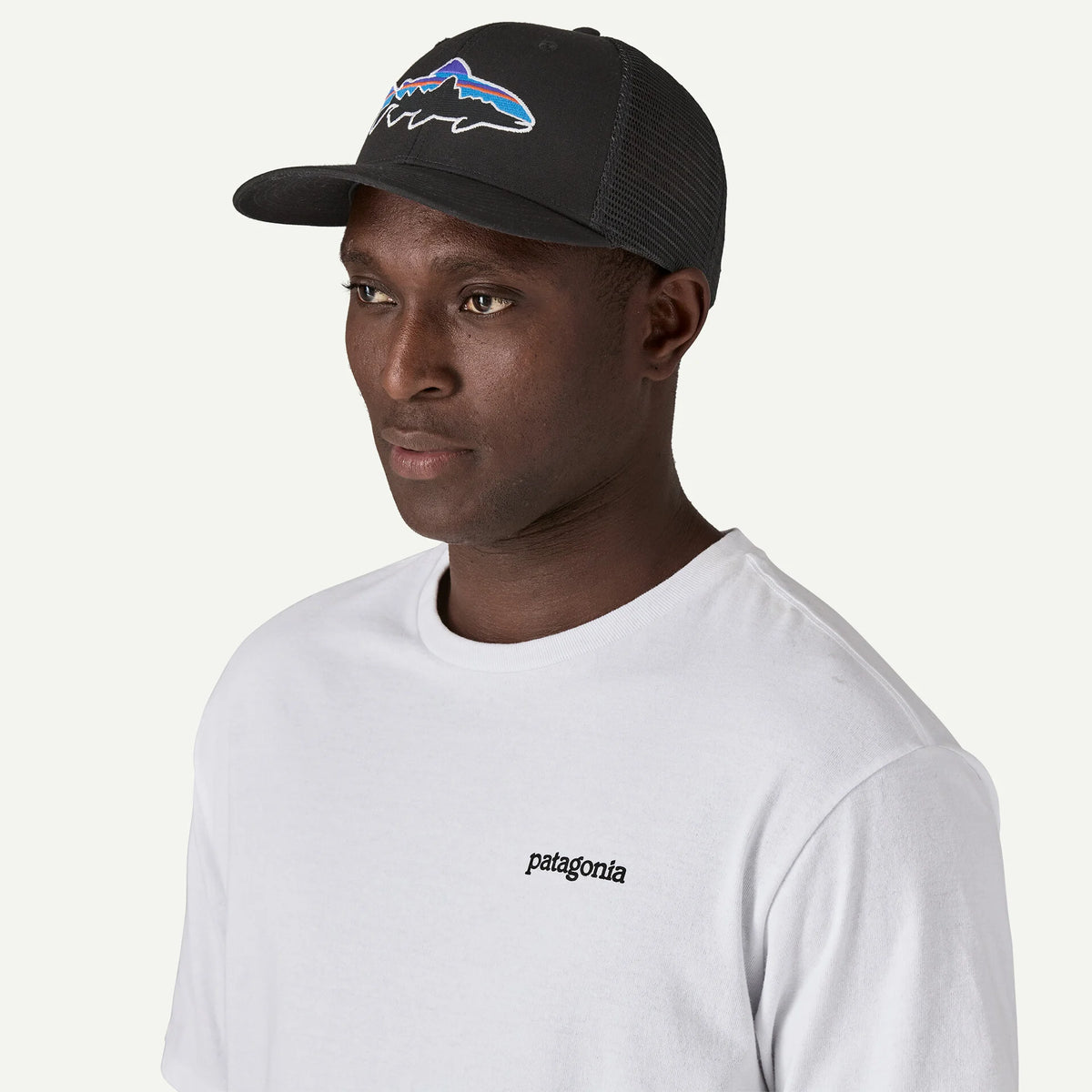 Patagonia Fitz Roy Trout Trucker Hat DEN BROWN