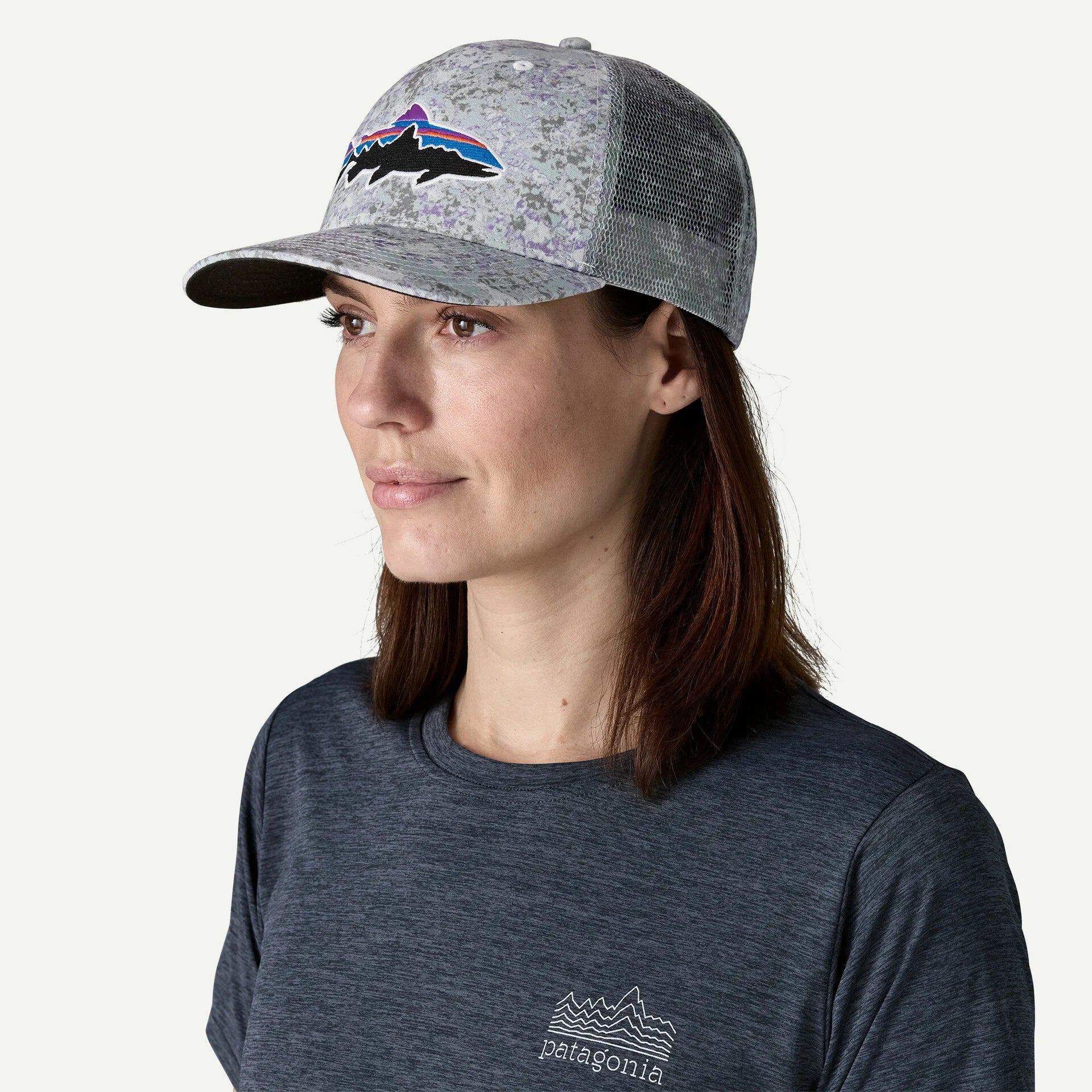 Patagonia Fitz Roy Trout Trucker Hat ROCK WASH THERMAL