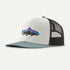 Patagonia Fitz Roy Trout Trucker WHITE / BLUE SAGE