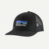 Patagonia P-6 Logo Trucker Hat BLACK