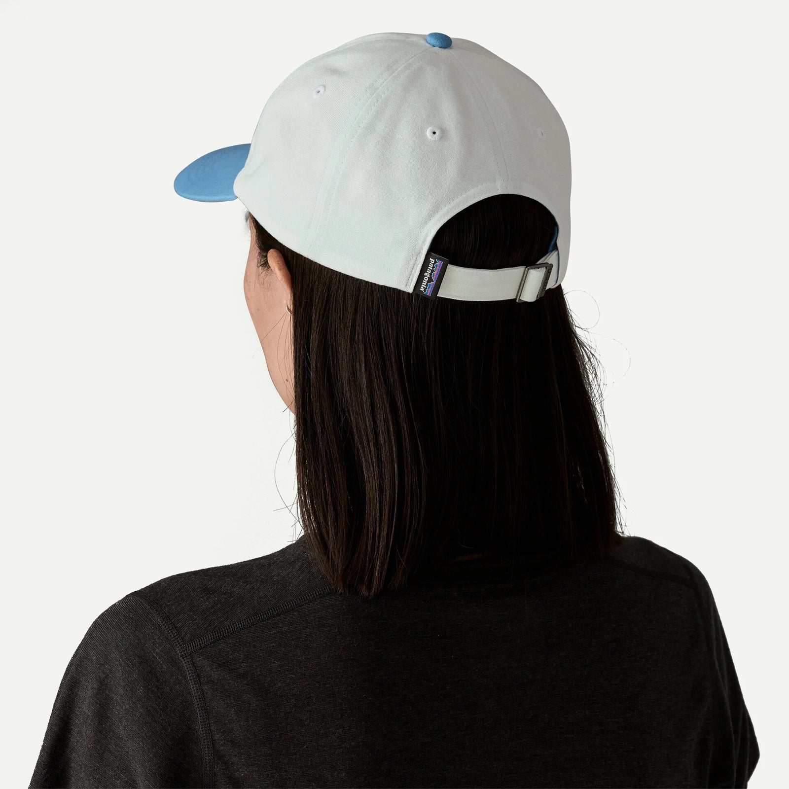 Patagonia P-6 Label Trad Cap BIRCH WHITE / SHORE BLUE