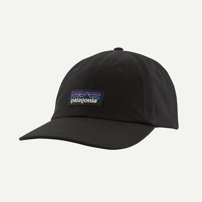 Patagonia P-6 Label Trad Cap BLACK
