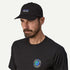 Patagonia P-6 Label Trad Cap BLACK