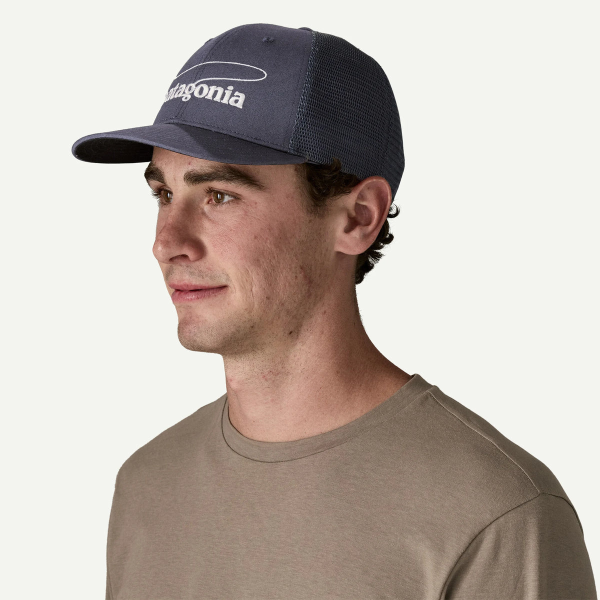 Patagonia Take A Stand Trucker Hat TROUT: INK BLACK