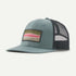 Patagonia Take A Stand Trucker Hat RAINBOW RUN BLUE SAGE