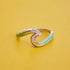Pura Vida Tie Dye Wave Ring SILVER
