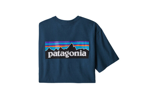 Patagonia M SS P-6 Logo Responsibili-Tee CRATER BLUE
