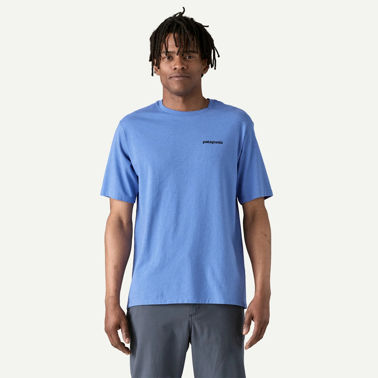 Patagonia M SS P-6 Logo Responsibilitee ABUNDANT BLUE
