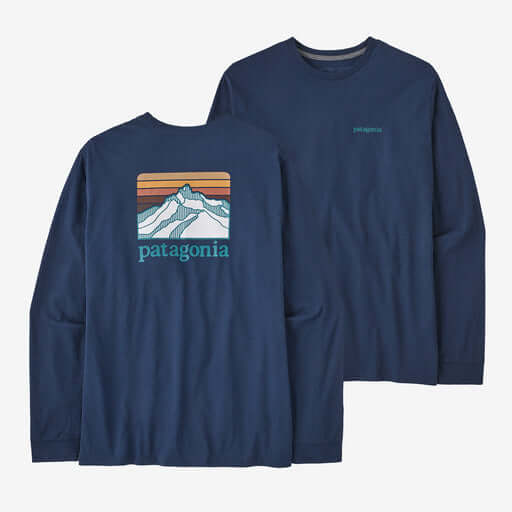 Patagonia M LS Line Logo Ridge LAGOM BLUE