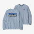 Patagonia M LS P-6 Logo Responsibili-Tee STEAM BLUE