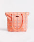 Sand Cloud Diamond Mudcloth Beach Tote BURNT CORAL