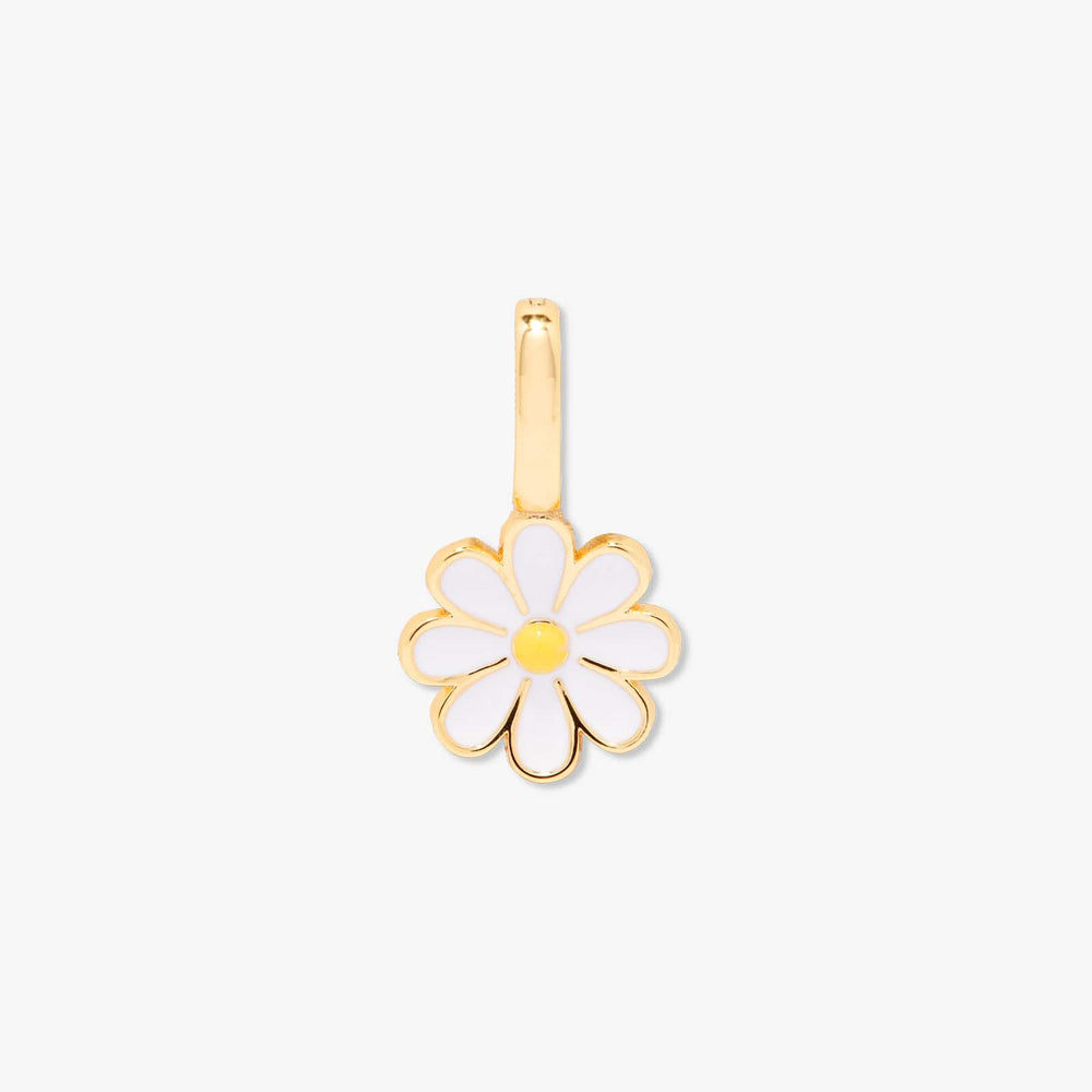 Pura Vida Harper Enamel Daisy Charm GOLD