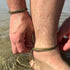 Pura Vida Men's Original Anklet OLIVE