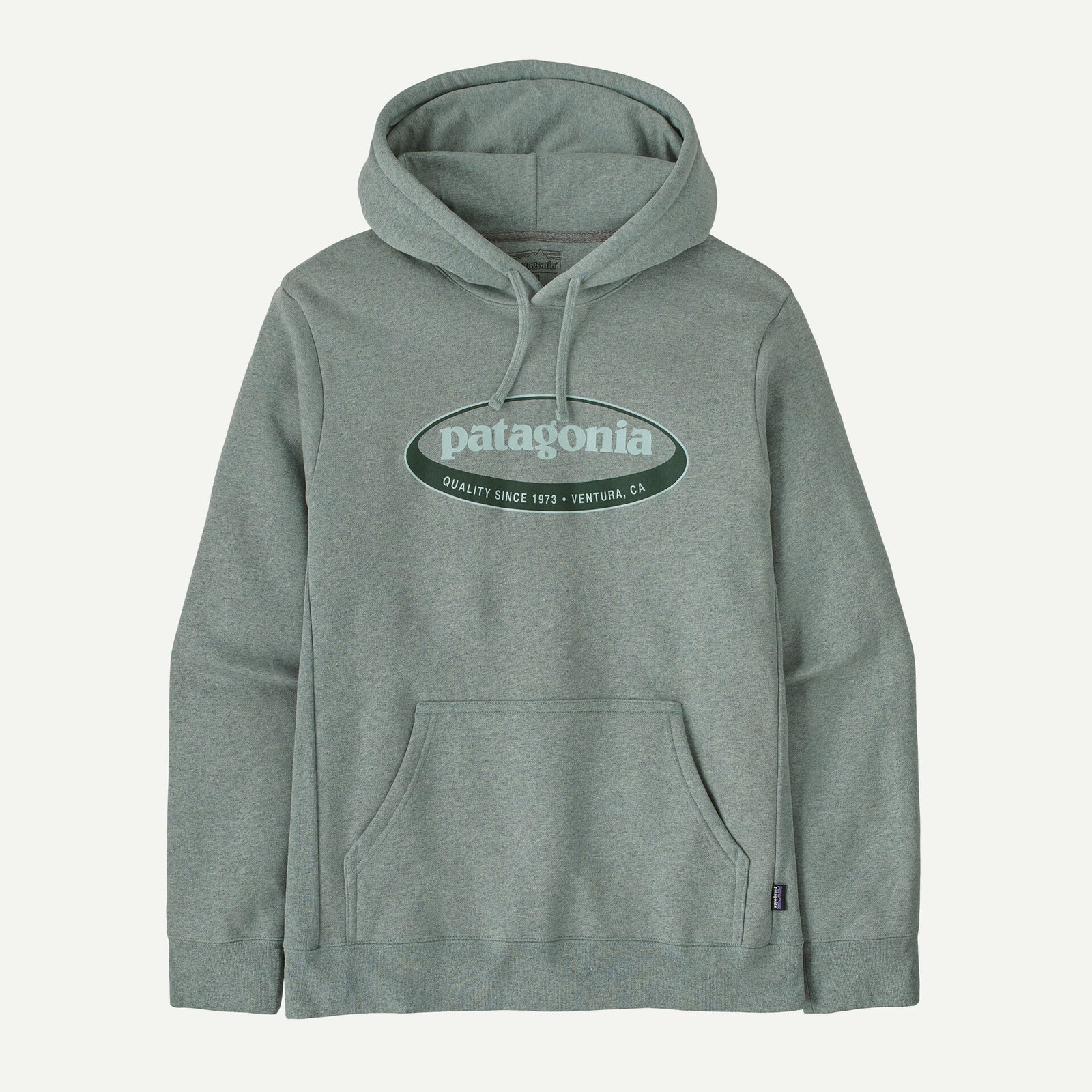 Patagonia M '95 Oval Logo Uprisal Hoody COVER GREEN