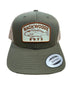 Riverbed Threads Backwoods Boys Trucker OLIVE/KHAKI