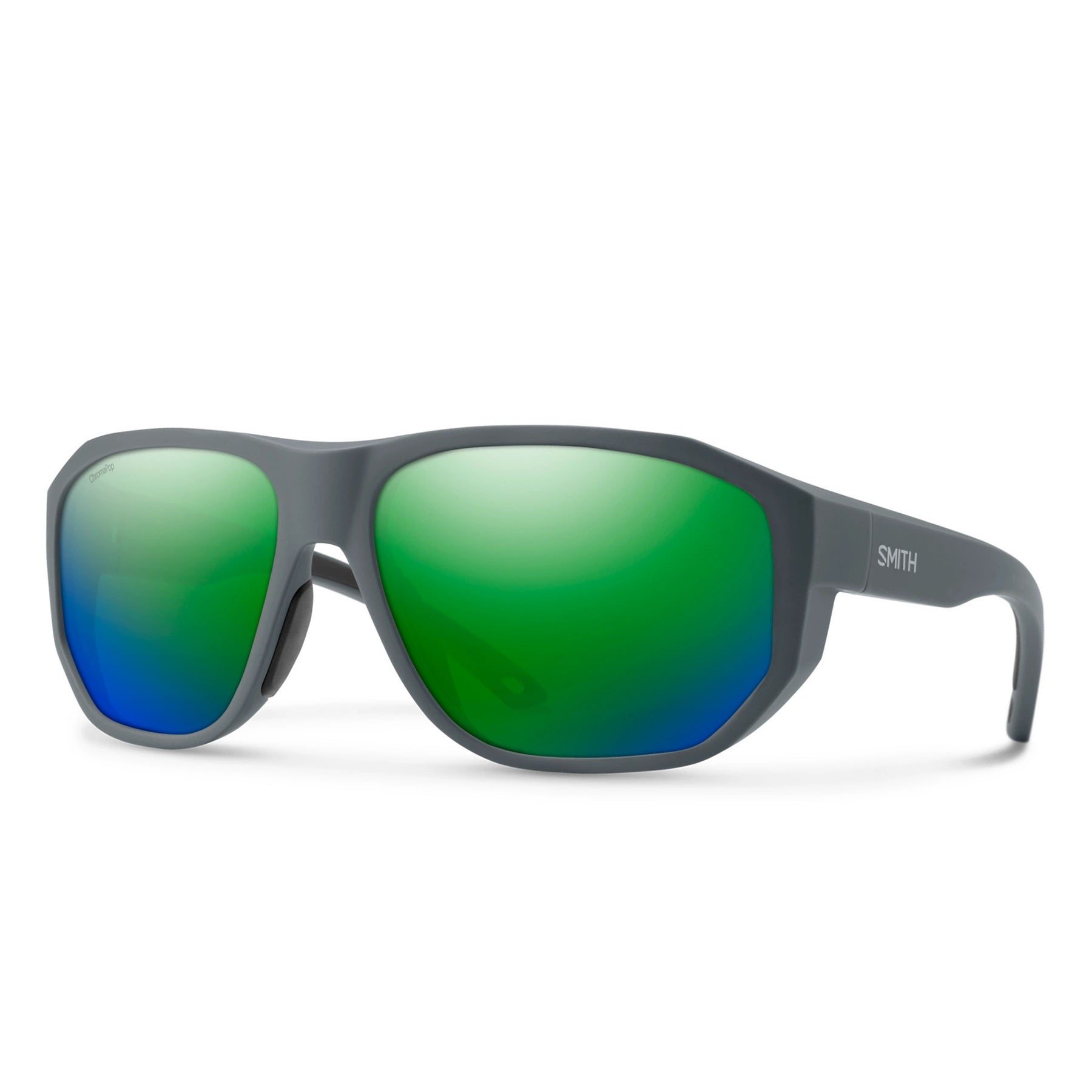 Smith Outrigger ChromaPop Green Cat 3 MATTE SLATE