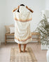 Sand Cloud Poncho  Border Classic Stripe NATURAL