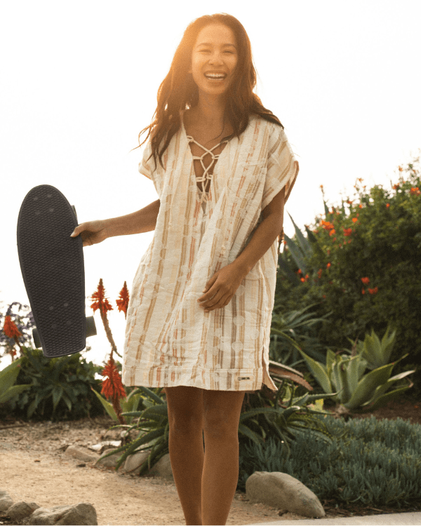 Sand Cloud Cover Up Daisy Stripe MULTI
