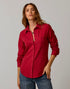 Carve Designs W Fairbanks Supersoft Shirt DEEP ROUGE HEATHER