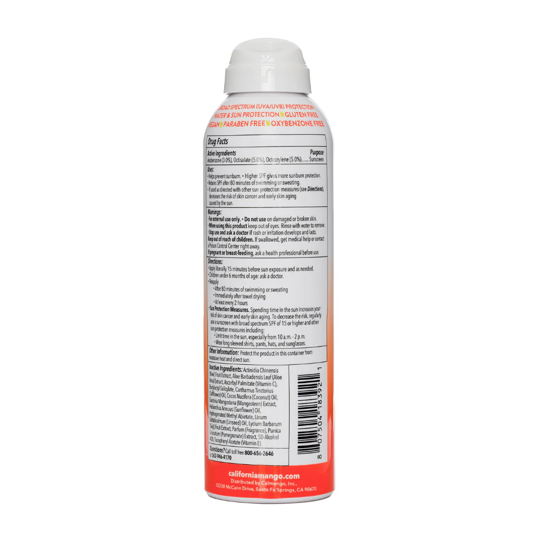California Mango Sunscreen Spray SPF30