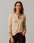 Carve Designs W Amara Pointelle Sweater BIRCH